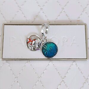 Pandora D isney Lilo & Stitch Family Dangle Charm S925 Sterling Silver with box